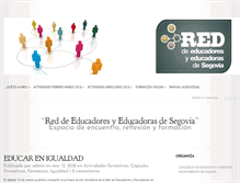 Tablet Screenshot of educadoresenred.org